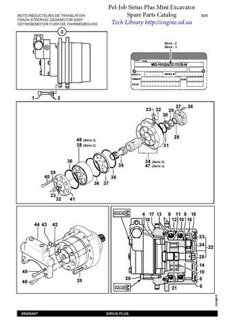 pel job mini digger parts|pel job parts manual.